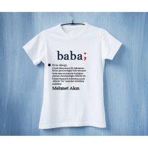 BABA Anlamı Tasarımlı Baskılı Tişört